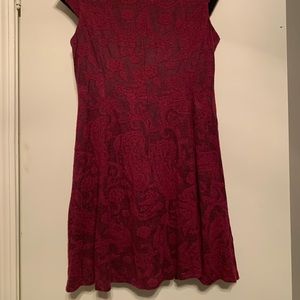 3/$20 AB Studio red short sleeve mini dress size L (juniors)